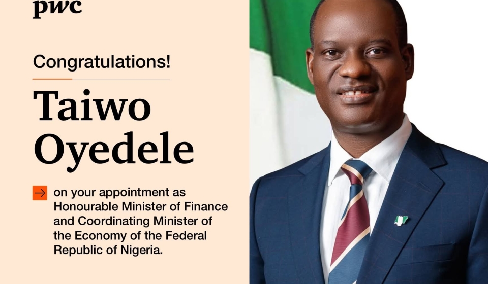 PWC Congratulates HMF Oyedele