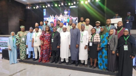 Taraba State SGF, Barr. Gibo with stakeholders and CRDCU'S focal officers from different MDAs at the CRDCU' Retreat in Jalingo, Taraba State today.