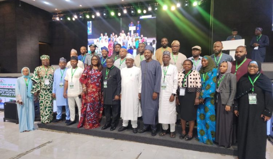 Taraba State SGF, Barr. Gibo with stakeholders and CRDCU'S focal officers from different MDAs at the CRDCU' Retreat in Jalingo, Taraba State today.