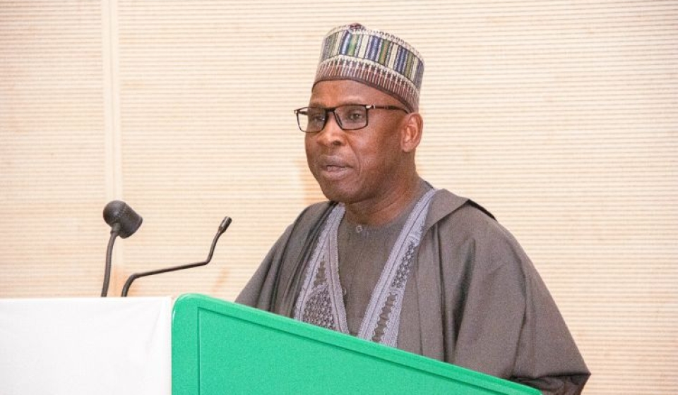 Permanent Secretary Special Duties, Mohammed Sanusi Danjuma delivering his Opening Remarks